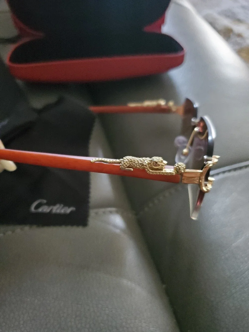 Cartier Women Rimless Glasses